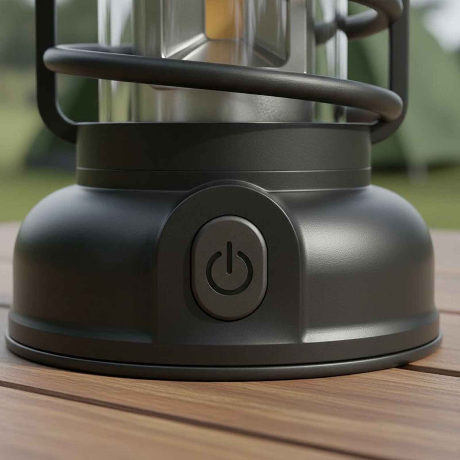 Outdoor Power Lights - โคมไฟตั้งแคมป์สไตล์เรโทร แหล่งจ่ายไฟสองทาง ดีไซน์วินเทจ โคมไฟส่องสว่าง ใช้แบตเตอรี่ โคมไฟเต็นท์