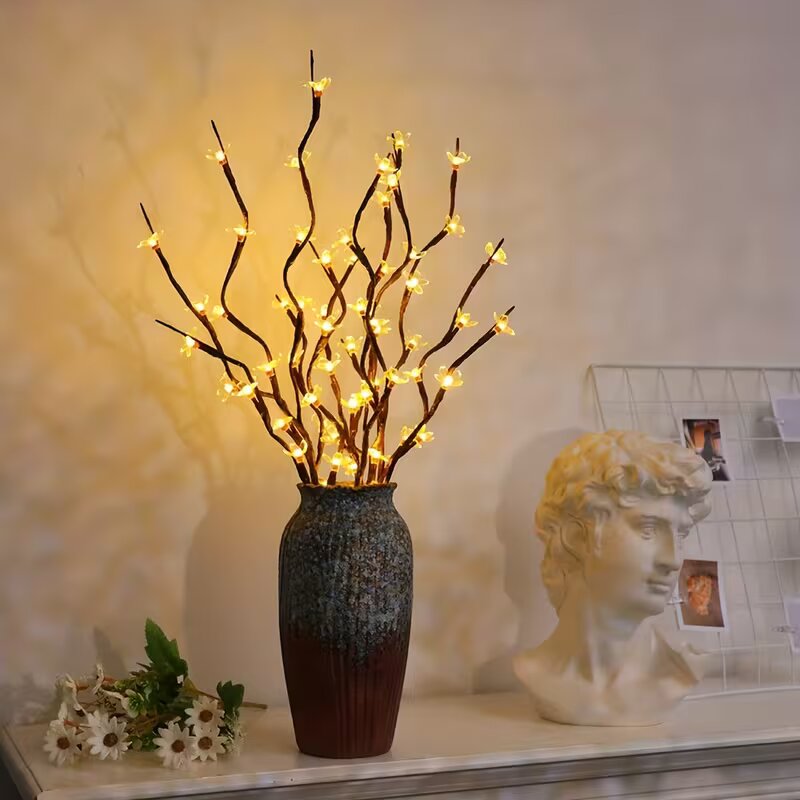Outdoor Power Lights - ไฟต้นซากุระ 20 LED 1/2 ชิ้น สำหรับตกแต่งบ้านทั้งภายในและภายนอกอาคาร