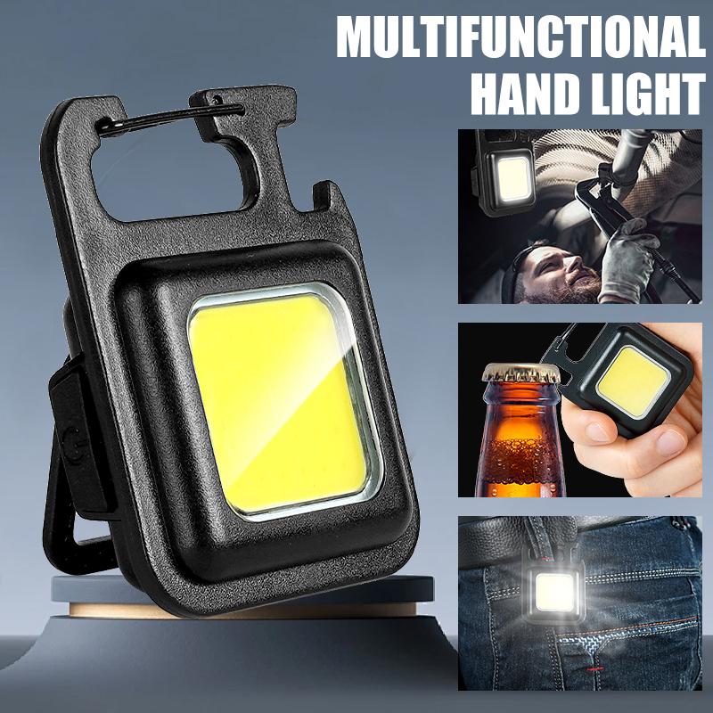 Outdoor Power Lights - ไฟฉายพวงกุญแจ MINI COB สว่างพิเศษ พกพาสะดวก ชาร์จซ้ำได้