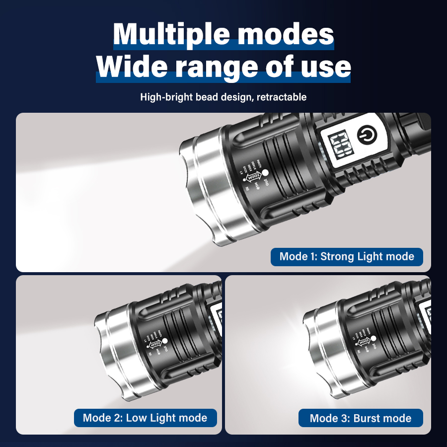ไฟฉาย LED กำลังสูง 200000LM แบ - Outdoor Power Inc บทวิจารณ์และราคา
