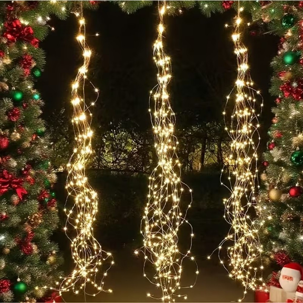 ไฟประดับสายรุ้งพลังงานแสงอาทิต - Outdoor Power For Christmas Lights บทวิจารณ์และราคา