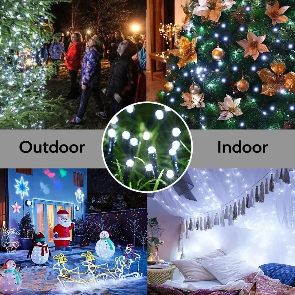ไฟประดับกลางแจ้งพลังงานแสงอาทิ - Outdoor Power For Christmas Lights บทวิจารณ์และราคา