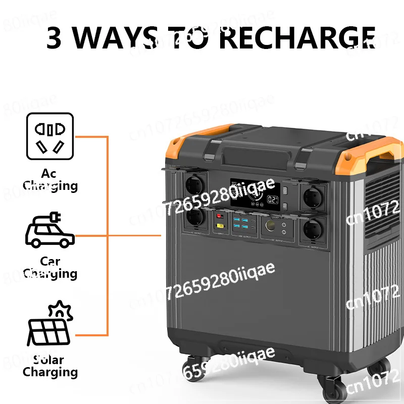 สถานีไฟฟ้าพกพา 3000W 5376wh สำ - Outdoor Power Vac บทวิจารณ์และราคา