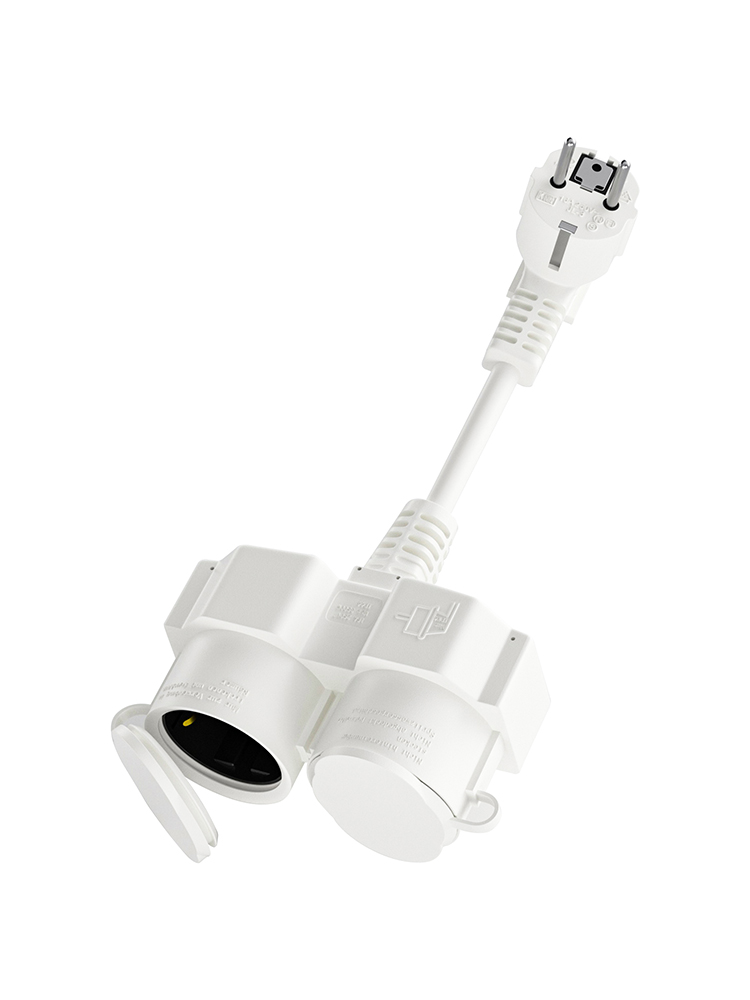 สายต่อพ่วง EU พร้อมเต้ารับ Sch - Outdoor Power Vac บทวิจารณ์และราคา