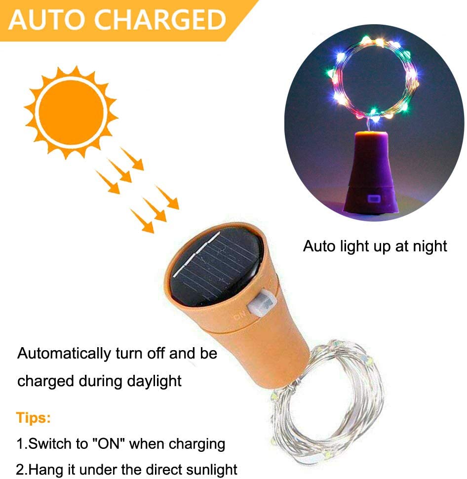 ขวดไวน์พลังงานแสงอาทิตย์ Led S - Outdoor Power For Christmas Lights บทวิจารณ์และราคา