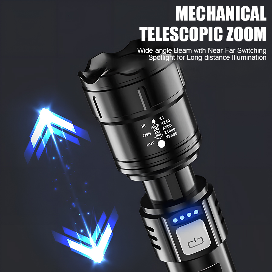 ไฟฉาย LED พลังงานสูง P50 แบบชา - Outdoor Power Lights บทวิจารณ์และราคา