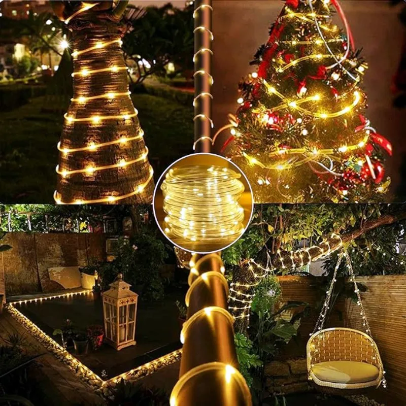 LED พลังงานแสงอาทิตย์ Strip เช - Outdoor Power For Christmas Lights บทวิจารณ์และราคา