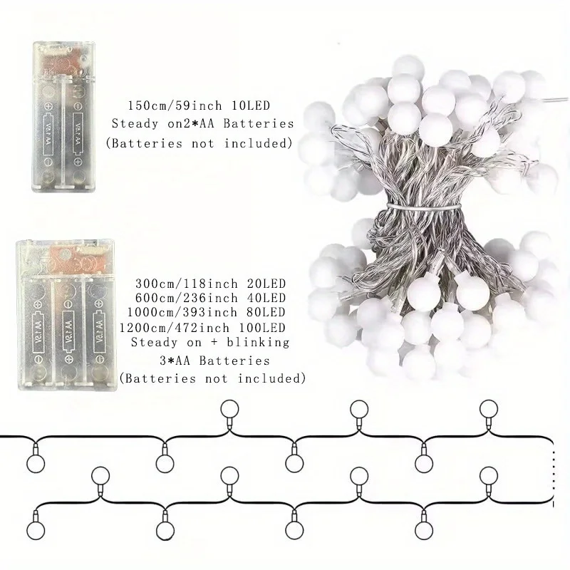 ไฟประดับแบบสาย USB/แบตเตอรี่ ไ - Outdoor Power For Christmas Lights บทวิจารณ์และราคา