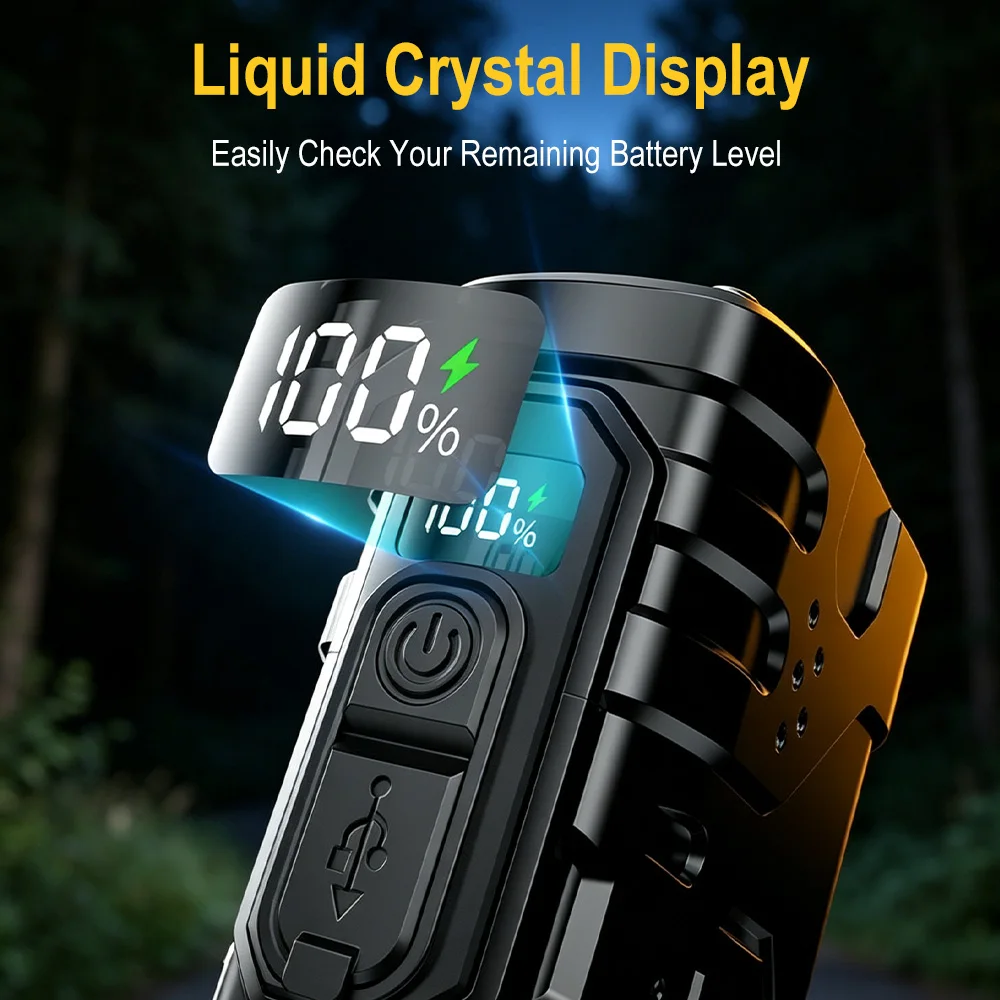 BORUIiT ไฟฉาย LED แบบหมุนมือ E - Outdoor Power Inc บทวิจารณ์และราคา