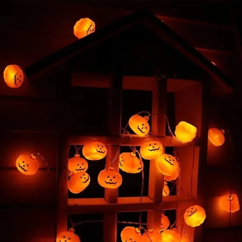 ไฟประดับฟักทองฮาโลวีนแบบใช้แบต - Outdoor Power Lights บทวิจารณ์และราคา