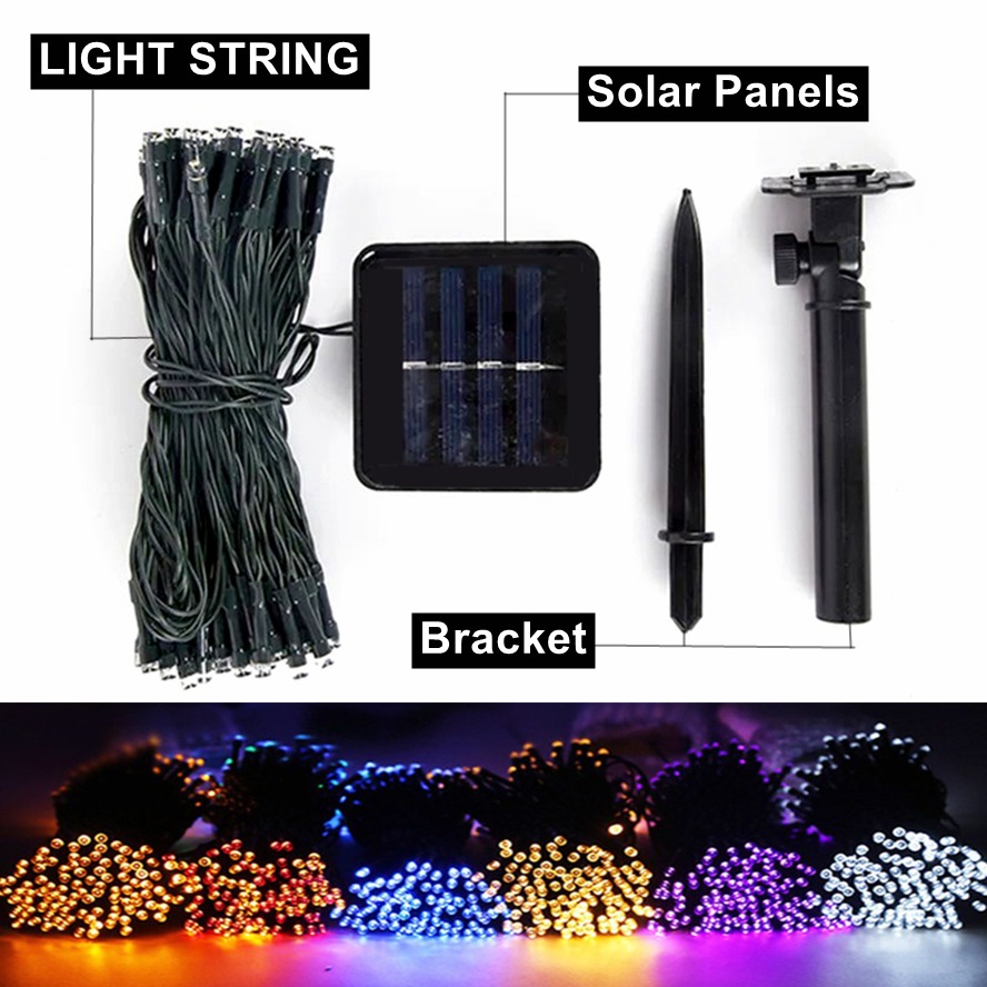 32 ม. 22 ม. 8 โหมดไฟสายไฟ LED  - Outdoor Power For Christmas Lights บทวิจารณ์และราคา