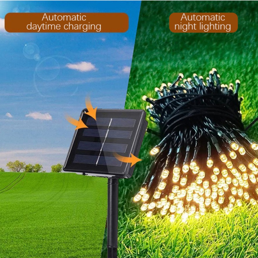 32 ม. 22 ม. 8 โหมดไฟสายไฟ LED  - Outdoor Power For Christmas Lights บทวิจารณ์และราคา